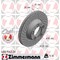 Zimmermann Rear Brake Rotor, 460156220 460156220 - alternate 1